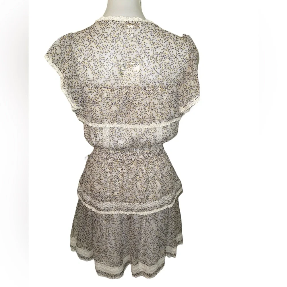 Chelsea & Violet Cream Floral Mini Dress - Picture 5 of 17